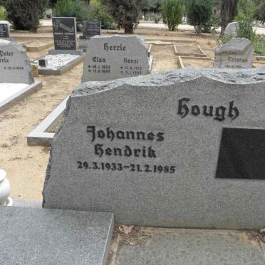 HOUGH Johannes Hendrik 1933-1985