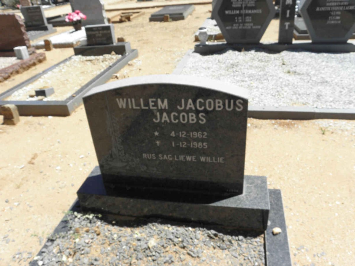 JACOBS Willem Jacobus 1962-1985