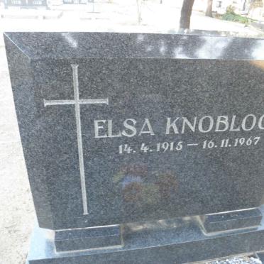 KNOBLOCH Elsa 1915-1967