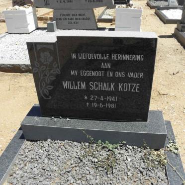 KOTZE Willem Schalk 1941-1981
