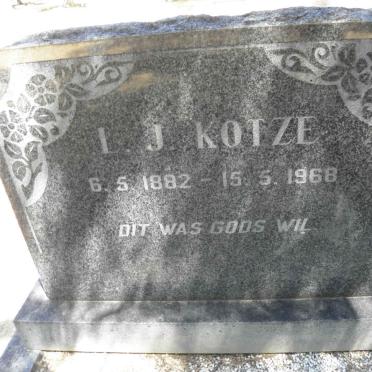 KOTZE L.J. 1882-1968