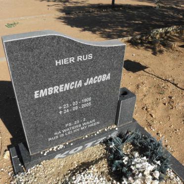 KOTZE Embrencia Jacoba 1906-2005