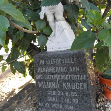 KRUGER Wiliana 1965-1970