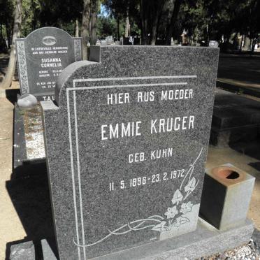 KRUGER Emmie nee KUHN 1896-1972
