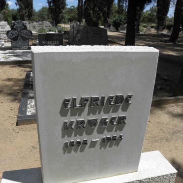 KROGER Elfriede 1895-1984