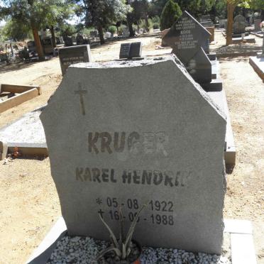 KRUGER Karel Hendrik 1922-1988