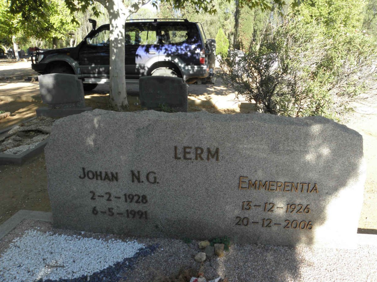 LERM Johan N.G. 1928-1991 & Emmerentia 1926-2006