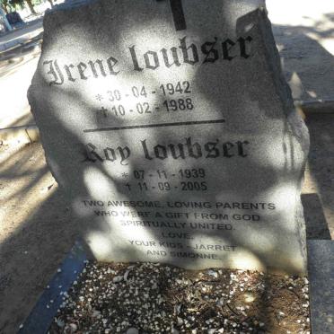 LOUBSER Roy 1939-2005 &amp; Irene 1942-1988