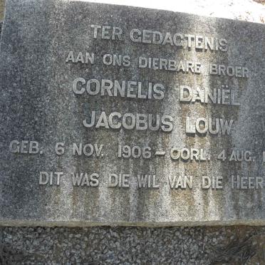 LOUW Cornelis Daniël Jacobus 1906-1944