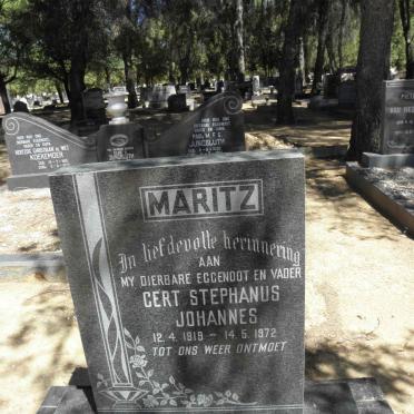 MARITZ Gert Stephanus Johannes 1919-1972