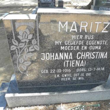 MARITZ Johanna Christina 1916-1978