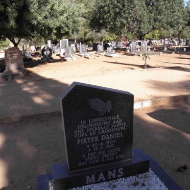 MANS Pieter Daniel 1900-1992