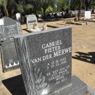 MERWE Gabriël Pieter, van der 1943-1993