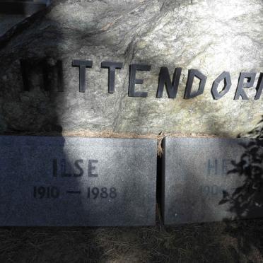 MITTENDORF Hein 1906-197? &amp; Ilse 1910-1988