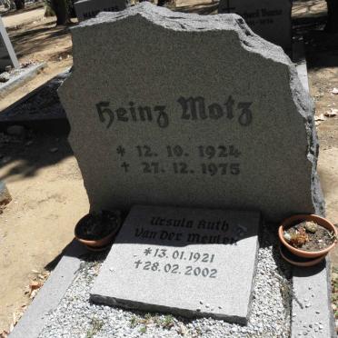 MOTZ Heinz 1924-1975 :: MEULEN Ursula Ruth, van der 1921-2002