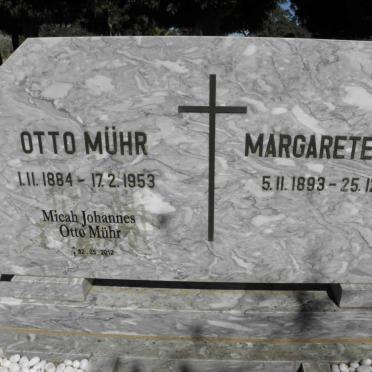 MÜHR Otto 1884-1953 &amp; Margarete 1893-1955 :: MÜHR Micah Johannes Otto -2012