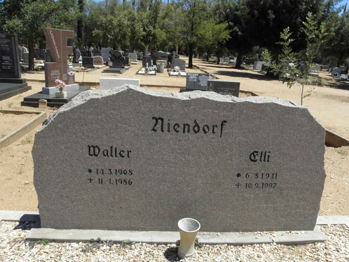 NIENDORF Walter 1908-1986 & Elli 1911-1997
