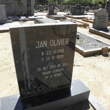 OLIVIER Jan 1918-1979