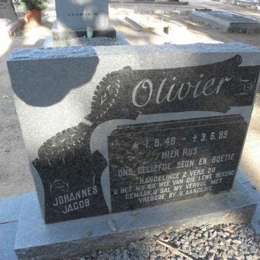 OLIVIER Johannes Jacob 1948-1969