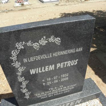 OOSTHUIZEN Willem Petrus 1932-2008