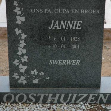 OOSTHUIZEN Jannie 1928-2001