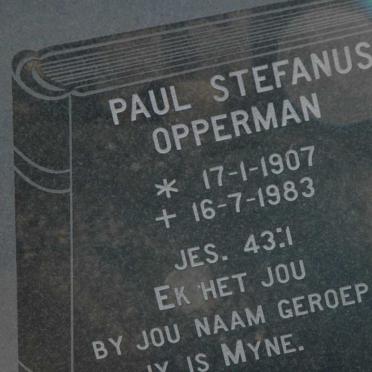 OPPERMAN Paul Stefanus 1907-1983