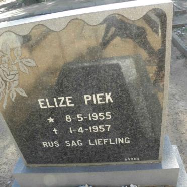 PIEK Elize 1955-1957