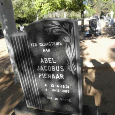 PIENAAR Abel Jacobus 1931-1989