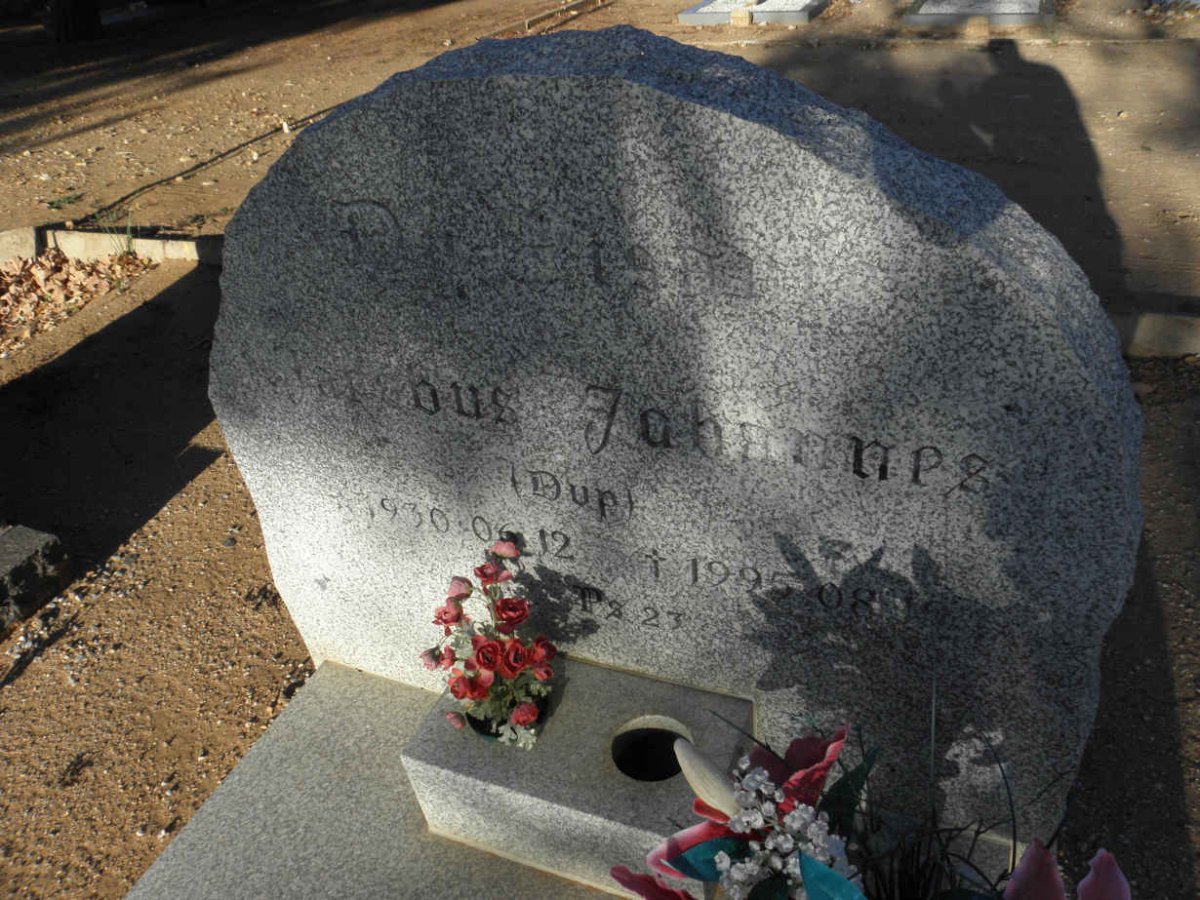 PLESSIS Jacobus Johannes, du 1930-1995