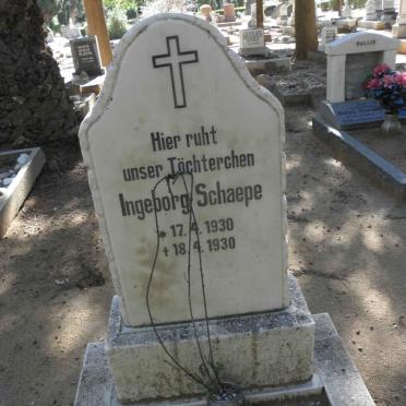 SCHAEPE Ingeborg 1930-1930