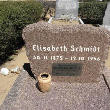 SCHMIDT Elisabeth 1875-1945 :: SCHMIDT-MARSHALL Horst-Henning 1916-2002