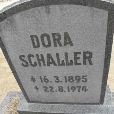 SCHALLER Dora 1895-1974
