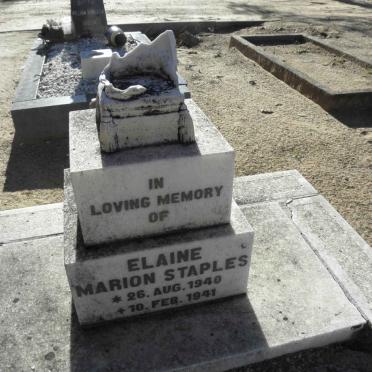 STAPLES Elaine Marion 1940-1941