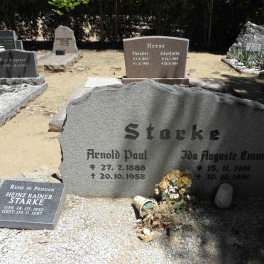 STARKE Arnold Paul 1888-1958 &amp; Ida Auguste Emma 1901-1981 :: STARKE Heinz Rainer 1932-1997