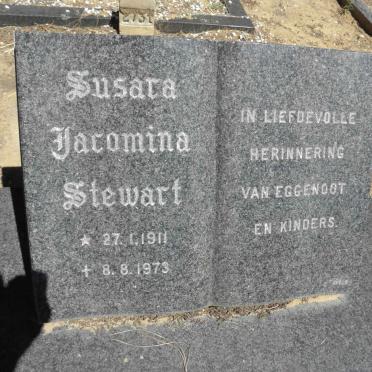 STEWART Susara Jacomina 1911-1973