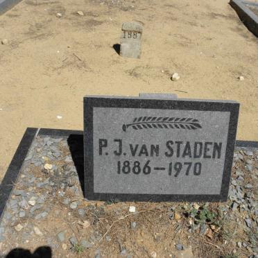 STADEN P.J., van 1886-1970