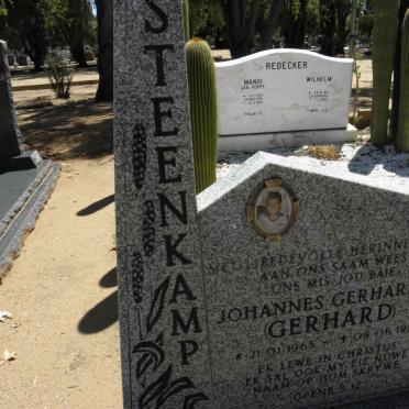 STEENKAMP Johannes Gerhardus 1965-1987