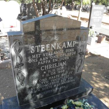STEENKAMP Chrisjan 1953-1998