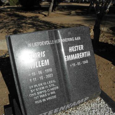 STEENKAMP Floris Willem 1950-2003 &amp; Hester Emmarentia 1948-