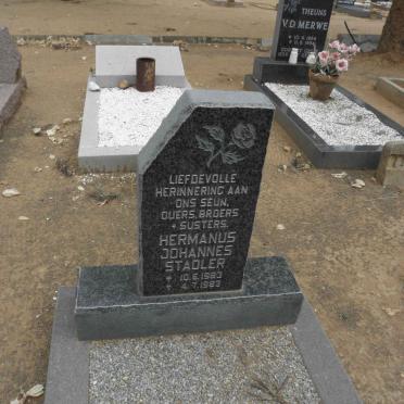 STADLER Hermanus Johannes 1983-1983