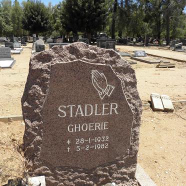 STADLER Ghoerie 1932-1982