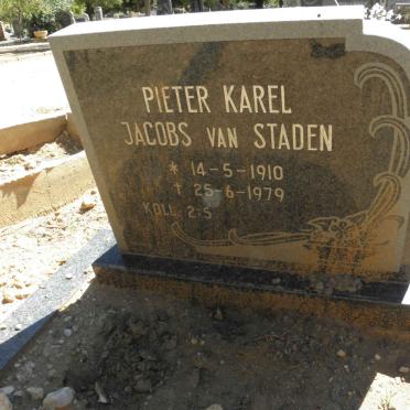 STADEN Pieter Karel Jacobs, van 1910-1979