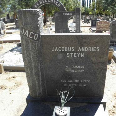 STEYN Jacobus Andries 1965-1987