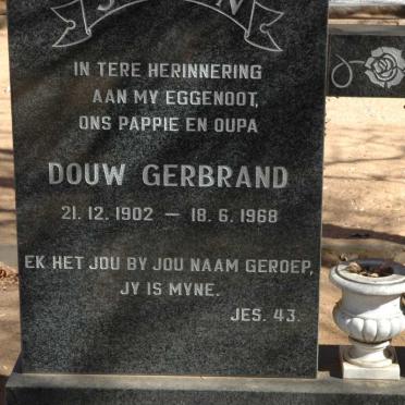 STEYN Douw Gerbrand 1902-1968 &amp; Hester Susanna 1909-1979