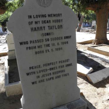TAYLOR Harry 1894-1944