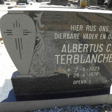 TERBLANCHE Albertus C. 1925-1979