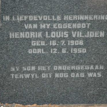 VILJOEN Hendrik Louis 1908-1950