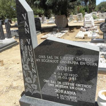 VUUREN Kobie, van 1920-1985 &amp; Johanna 1937-2011