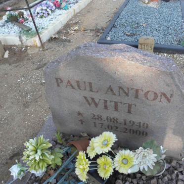 WITT Paul Anton 1940-2000