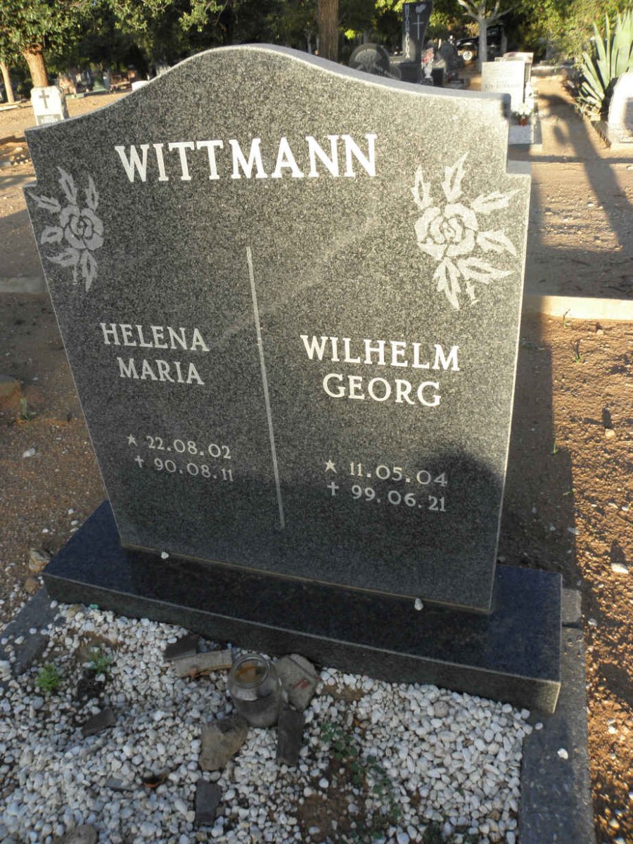 WITTMANN Wilhelm Georg 1911-1999 & Helena Maria 1922-1990